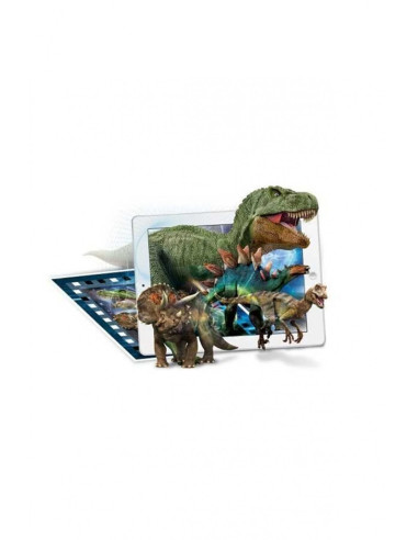 4M-06800,Puzzle de podea cu realitate augmentata AR - Dinozauri 4M-06800,Puzzle de podea cu realitate augmentata AR - Dinozauri