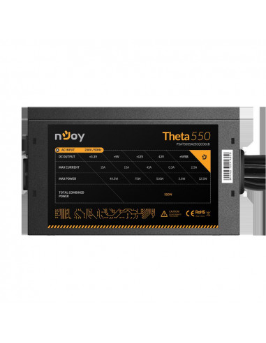 Sursa nJoy Theta 550, 80+ Bronze, semi-modulara, PFC Activ