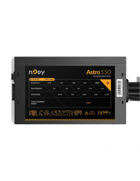 Sursa nJoy Astro 550, 80+ Bronze, DC to DC, PFC Activ