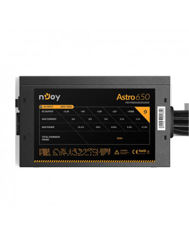SURSA NJOY ASTRO 650 ATX, 650W,PSAT5065A20COCO01B