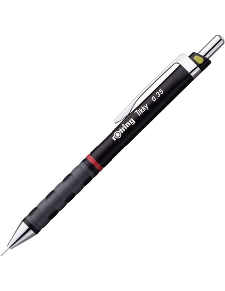 Creion mecanic 0.35mm tikky 3 negru rotring.