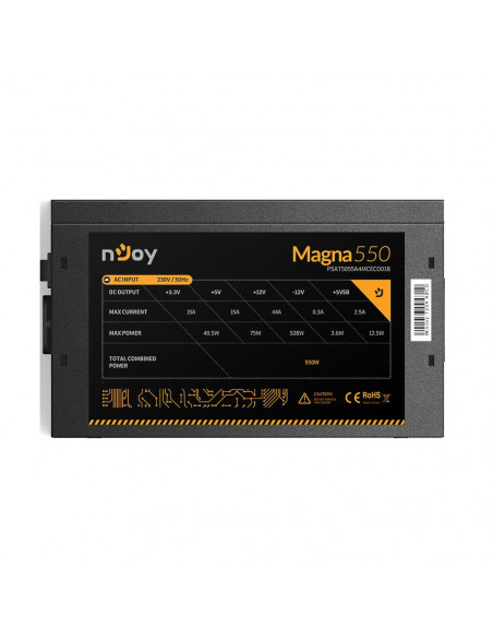 Sursa atx Njoy MAGNA 80+ Bronze, 550W,PSAT5055A4MCECO01B