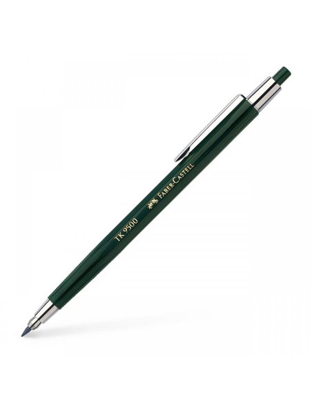 FC139520,Creion Mecanic Faber-Castell 2 mm Tk 9500 - fara inscriptionarea tariei - Negru