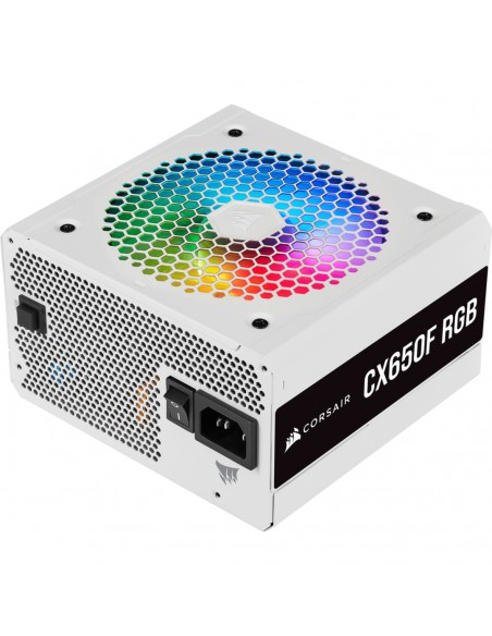 Sursa Corsair CX650F RGB White 80+ Bronze, 650W,CP-9020226-EU