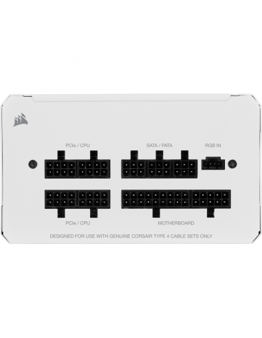 Sursa Corsair CX750F RGB White 80+ Bronze, 750W,CP-9020227-EU