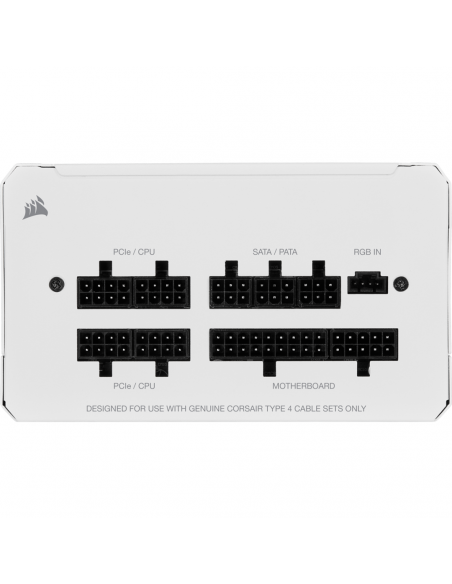 Sursa Corsair CX750F RGB White 80+ Bronze, 750W,CP-9020227-EU
