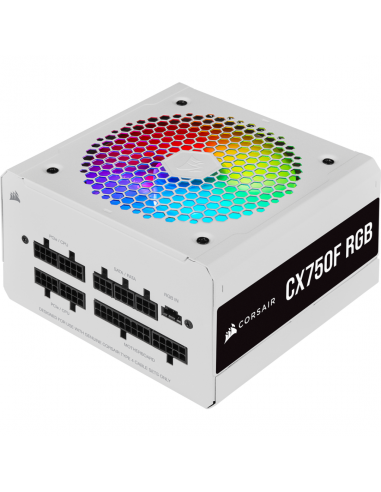 Sursa Corsair CX750F RGB White 80+ Bronze, 750W,CP-9020227-EU