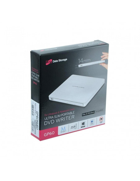 Ultra Slim Portable DVD-R White Hitachi-LG GP60NW60.AUAE12W