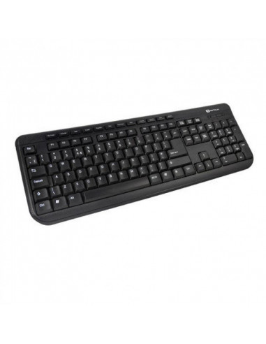 Tastatura Serioux 9400MM, cu fir, US layout, neagra, multimedia