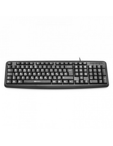 Tastatura Serioux 9400 ROMANIA, cu fir, RO layout, neagra, 104