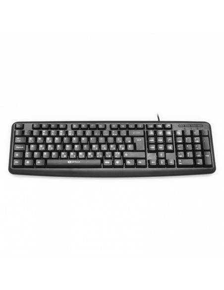Tastatura Serioux 9400 ROMANIA, cu fir, RO layout, neagra, 104
