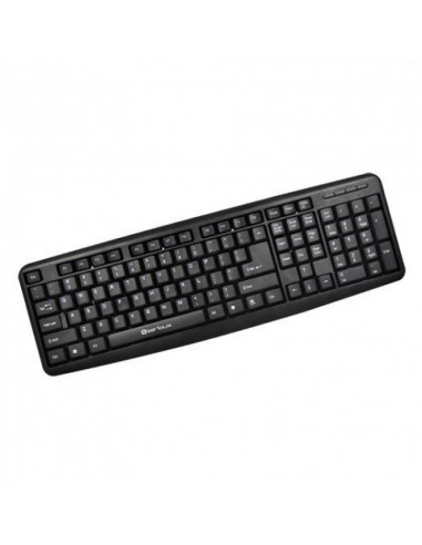 Tastatura Serioux 9400USB, cu fir, US layout, neagra, 104