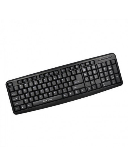 Tastatura Serioux 9400USB, cu fir, US layout, neagra, 104