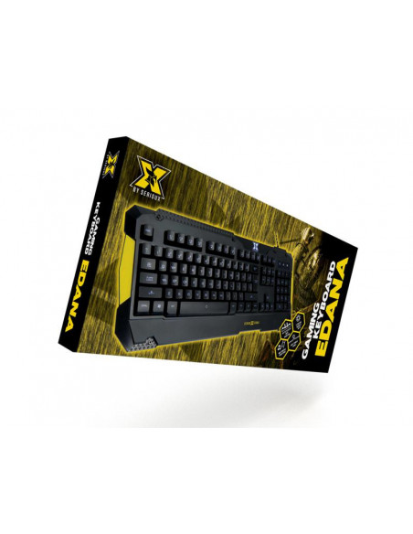 Tastatura gaming X by Serioux, Edana, taste iluminate 4 culori
