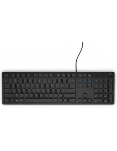 Tastatura Dell Keyboard Multimedia KB216, Wired, neagra,580-ADHK