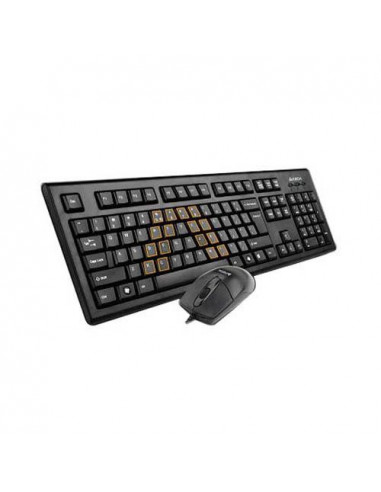 KRS-8572-USB,Kit tastatura + mouse A4Tech KRS-8572, USB, negru