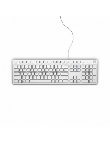 Tastatura Dell Keyboard Multimedia KB216, Wired, alba,580-ADGM
