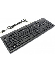 Tastatura KR-83 A4Tech cu fir USB neagra Comfort Round - taste