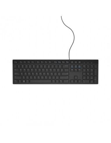 Tastatura Dell Keyboard Multimedia KB216, Wired, neagra,580-ADHY