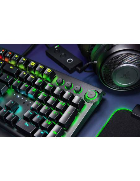 Tastatura Razer Blackwidow Elite Yellow switch cu fir US layout