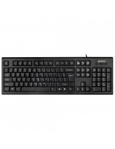 Tastatura KR-85 A4Tech cu fir USB neagra Comfort Round - taste