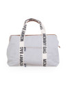 CH-CWMBBSCOW,Geanta de infasat Childhome Mommy Bag Signature Alb