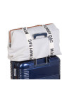 CH-CWMBBSCOW,Geanta de infasat Childhome Mommy Bag Signature Alb
