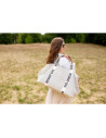 CH-CWMBBSCOW,Geanta de infasat Childhome Mommy Bag Signature Alb