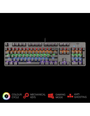 Tastatura Trust GXT 865 Asta, Mechanical Gaming, neagra,TR-22630