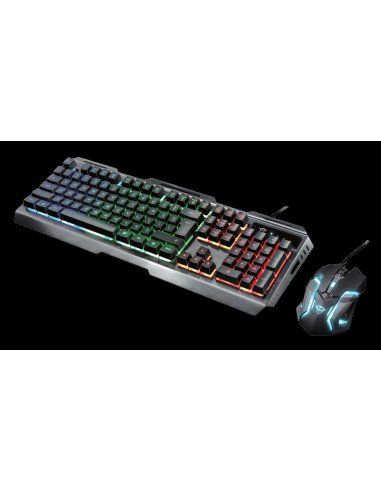 Kit Tastatura + Mouse Trust GXT 845 Tural Gaming, negru,TR-22457
