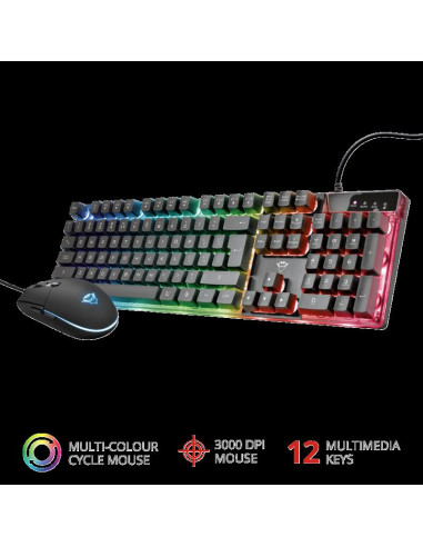Kit Tastatura + Mouse Trust GXT 838 Azor Gaming Combo