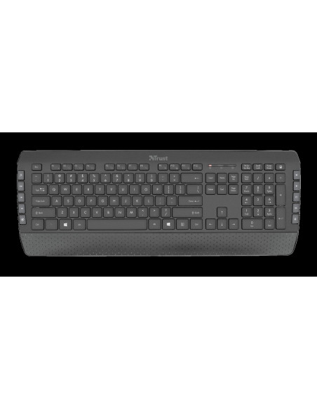 Kit tastatura si mouse Trust Tecla-2, wireless, negru,TR-23239