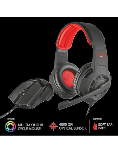 Trust Set Trust Mouse+Casti GXT 784 2-in-1 Gaming Set with