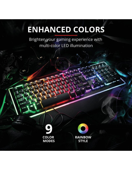 Tastatura Trust GXT 860 Thura, Semi-mechanical Gaming