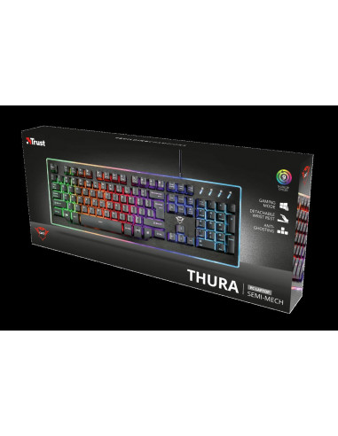 Tastatura Trust GXT 860 Thura, Semi-mechanical Gaming