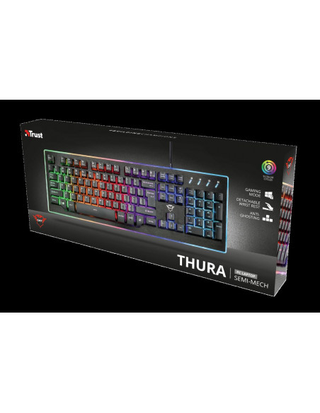 Tastatura Trust GXT 860 Thura, Semi-mechanical Gaming