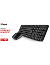 Set fara fir tastatura cu mouse Trust Ximo Wireless Keyboard +
