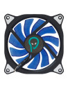 SP-CF12-BL,VENTILATOR SPACER PC 120x120x26 mm, BLUE ring of light, Fluid Bearing, 53CFM, conector 3-pin "SP-CF12-BL"