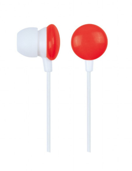 MHP-EP-001-R,CASTI Gembird, cu fir, intraauriculare, utilizare MP3, smartphone (doar audio), microfon nu, conectare prin Jack 3.