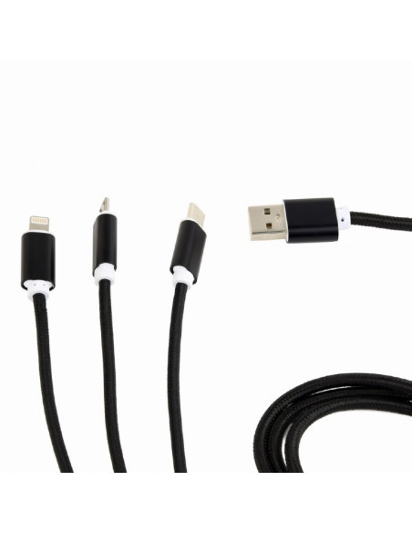 CC-USB2-AM31-1M,CABLU alimentare si date GEMBIRD, telefon, 3 + 1, USB 2.0 (T) la Lightning (T) + Micro-USB 2.0 (T) + USB 2.0 Typ CC-USB2-AM31-1M,CABLU alimentare si date GEMBIRD, telefon, 3 + 1, USB 2.0 (T) la Lightning (T) + Micro-USB 2.0 (T) + USB 2.0 Typ
