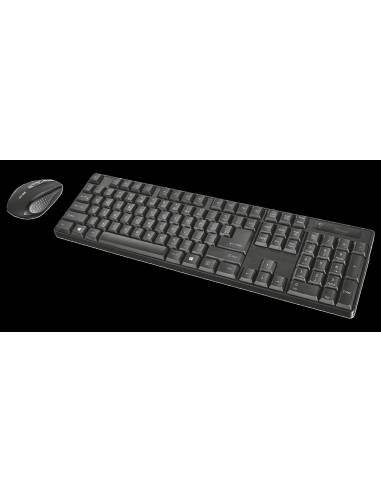 Set fara fir tastatura cu mouse Trust Ximo Wireless Keyboard +