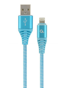 CC-USB2B-AMLM-2M-VW,CABLU alimentare si date GEMBIRD, pt. smartphone, USB 2.0 (T) la Lightning (T), 2m, premium, cablu cu implet