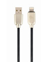 CC-USB2R-AMLM-2M,CABLU alimentare si date GEMBIRD, pt. smartphone, USB 2.0 (T) la Lightning (T), 2m, premium, cablu din cauciuc,