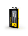 CC-USB2R-AMLM-2M,CABLU alimentare si date GEMBIRD, pt. smartphone, USB 2.0 (T) la Lightning (T), 2m, premium, cablu din cauciuc,