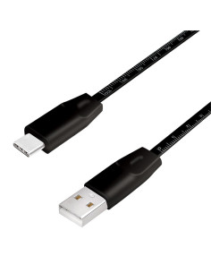 CU0157,CABLU alimentare si date LOGILINK, pt. smartphone, USB 2.0 (T) la USB 2.0 Type-C (T), 1m, premium, cablu cu marcaj metric