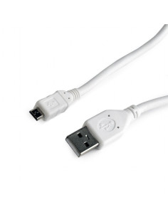 CCP-mUSB2-AMBM-W-10,CABLU alimentare si date GEMBIRD, pt. smartphone, USB 2.0 (T) la Micro-USB 2.0 (T), 3m, alb, "CCP-mUSB2-AMBM