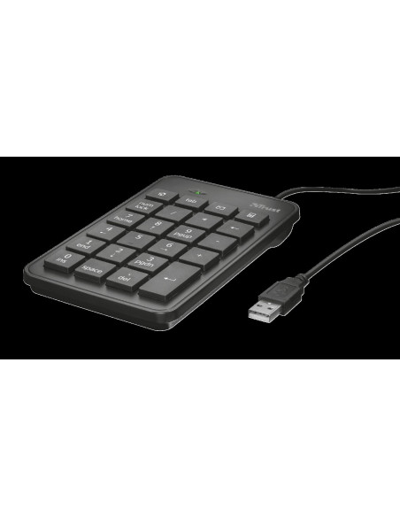 Trust Xalas USB Numeric Keypad, neagra,TR-22221 Trust Xalas USB Numeric Keypad, neagra,TR-22221