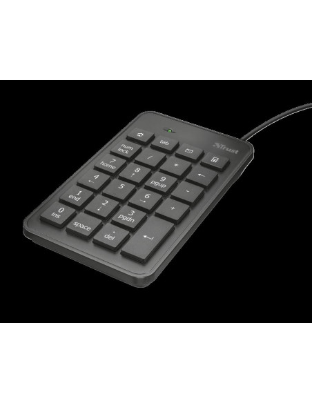 Trust Xalas USB Numeric Keypad, neagra,TR-22221 Trust Xalas USB Numeric Keypad, neagra,TR-22221
