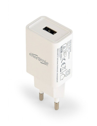 EG-UC2A-03-W,ALIMENTATOR retea 220V GEMBIRD, universal, 1 x USB, 2.1A, alb, "EG-UC2A-03-W" (timbru verde 0.18 lei)