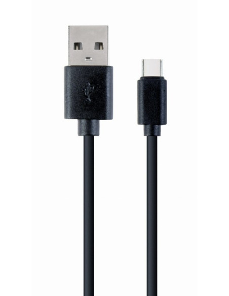 CC-USB2-AMCM-1M,CABLU alimentare si date GEMBIRD, pt. smartphone, USB 2.0 (T) la USB 2.0 Type-C (T), 1m, negru, "CC-USB2-AMCM-1M